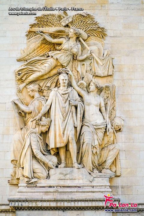 Arc de triomphe de l'Étoile and Avenue des Champs-Élysées